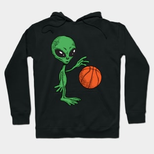 Funny Alien Basketball Planet Outer Space Hoodie